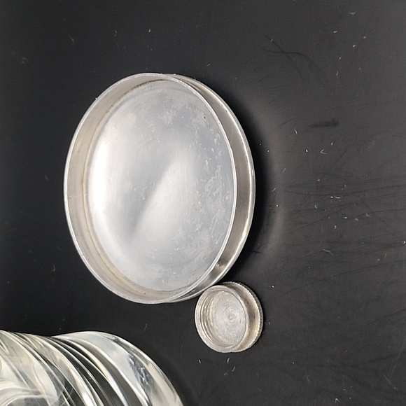 Vintage Art Deco Handblown Heavy Glass Cocktail Shaker 9" - Picture 8 of 13